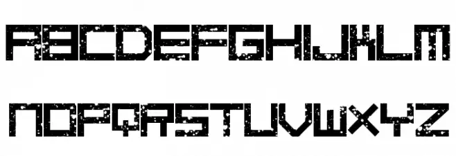 digital anarchy Regular Schriftart Groß