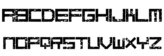 digital anarchy Regular Font LOWERCASE