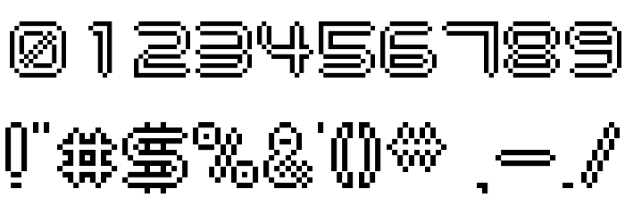 digitalisMAN Font OTHER CHARS