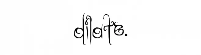 dilate.  नि: शुल्क फ़ॉन्ट्स डाउनलोड