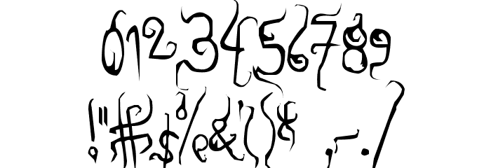 dilate. Font OTHER CHARS