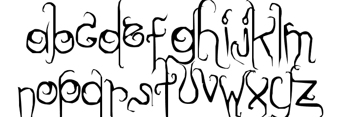 dilate. Font LOWERCASE