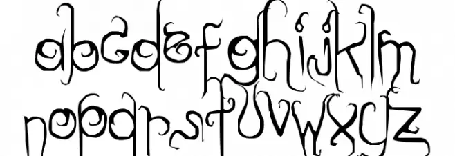 dilate. Font LOWERCASE