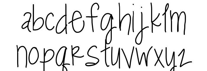 dill pickles Font LOWERCASE