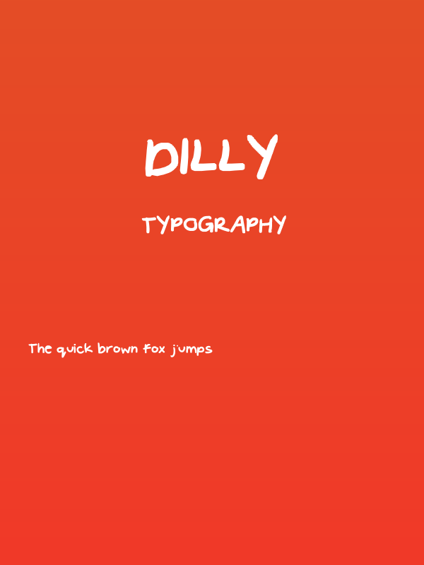 dilly Poster
