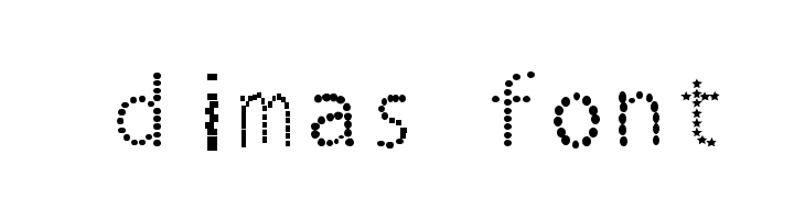 dimas font  Скачать бесплатные шрифты
