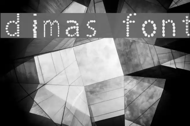 dimas font Font examples