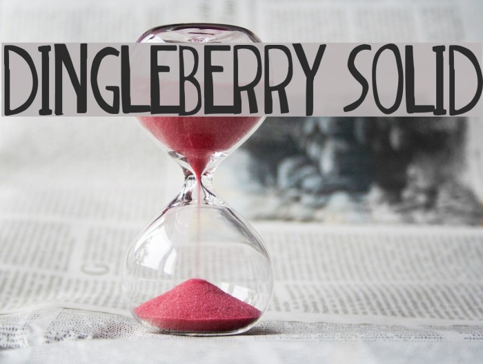 dingleberry solid Example 2
