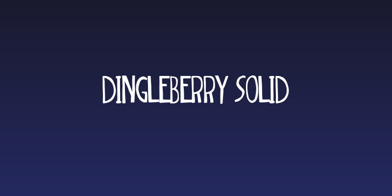 dingleberry solid Social Header