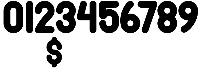 dingo the singing dog DEMO Font OTHER CHARS