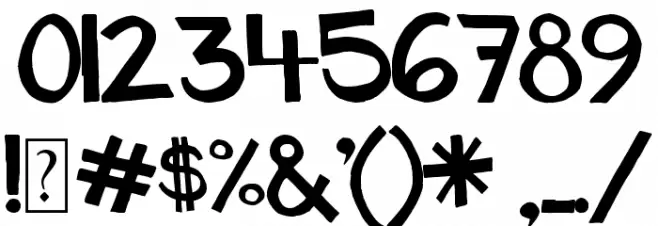 dingus Font OTHER CHARS