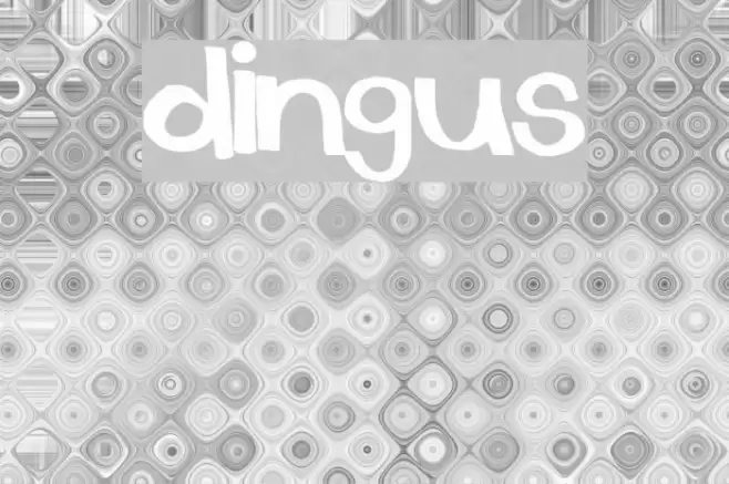 dingus Font examples