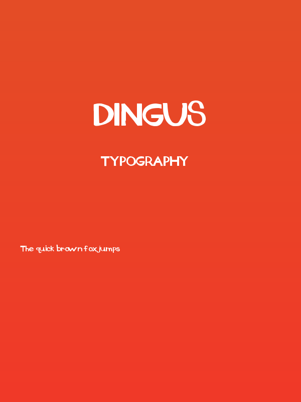 dingus Poster