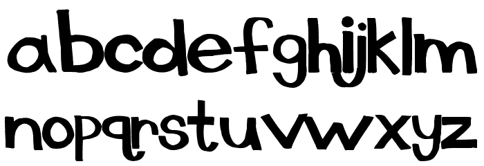 dingus Font LOWERCASE