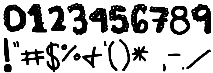 dinosaur Font OTHER CHARS