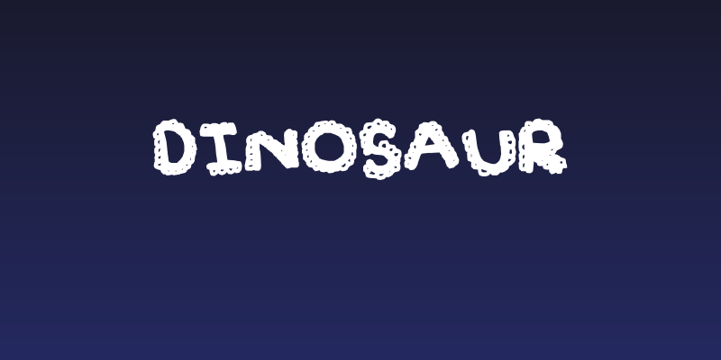 dinosaur Social Header