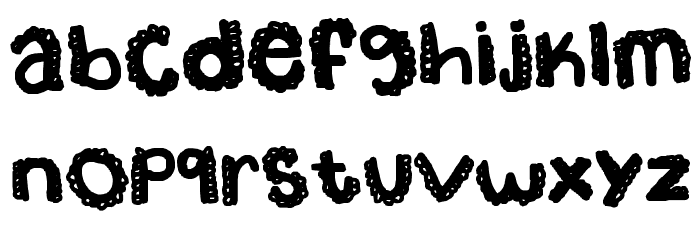 dinosaur Font LOWERCASE