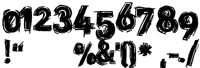 dinstik Font OTHER CHARS