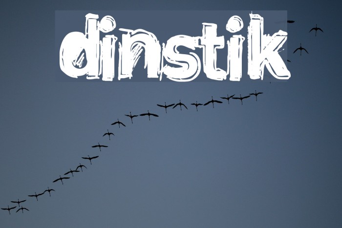 dinstik Font examples