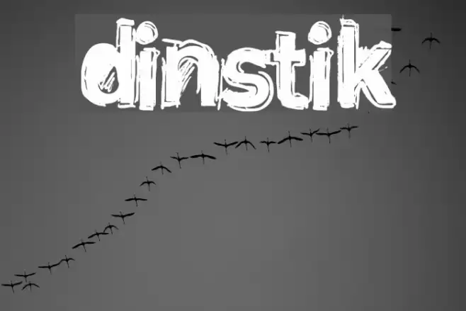 dinstik Шрифта examples