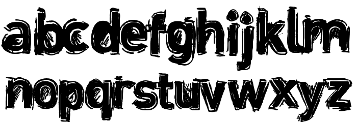 dinstik Font LOWERCASE