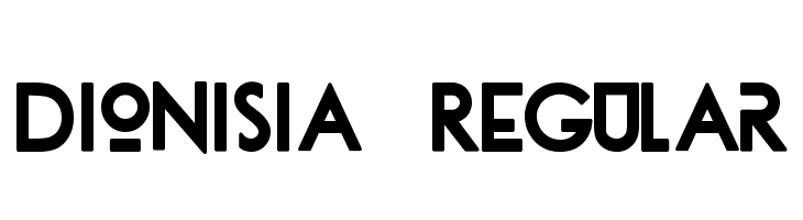 dionisia-Regular  font caratteri gratis