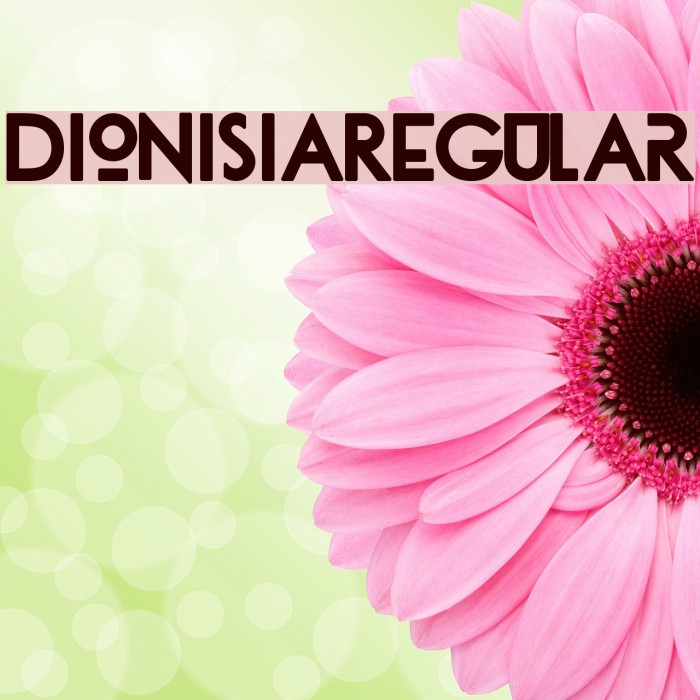 dionisia-Regular Font examples