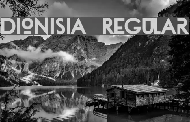 dionisia Regular Font examples
