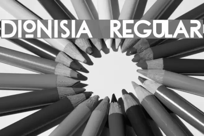 dionisia Regular Font examples