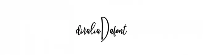 diraliaDafont  Fuentes Gratis Descargar