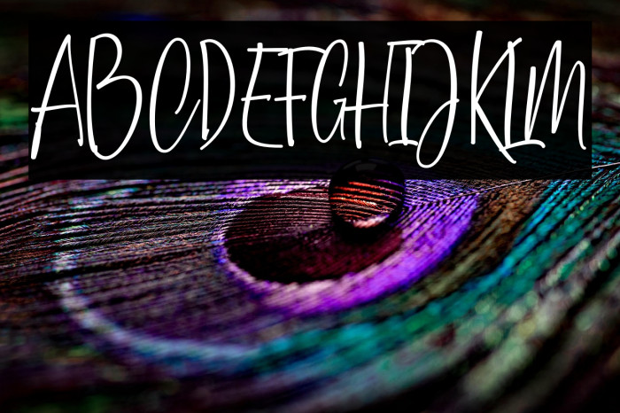 diraliaDafont Example 2