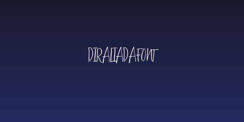 diraliaDafont Social Header