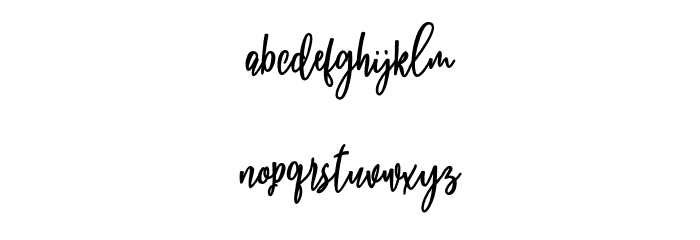 diraliaDafont Font LOWERCASE