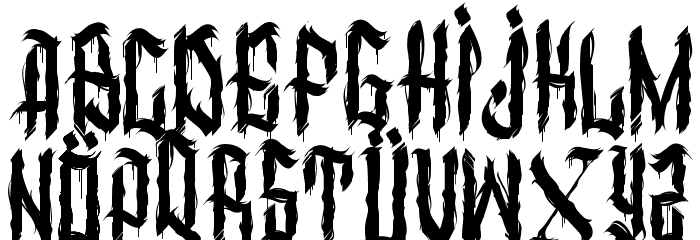 dirty calligraphy Font LOWERCASE