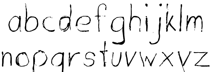 dirtyDeoHandInk Polices MINUSCULES