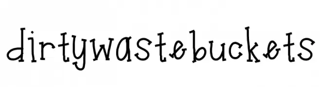 dirtywastebuckets  baixar fontes gratis