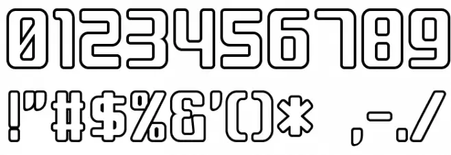 disc Font OTHER CHARS