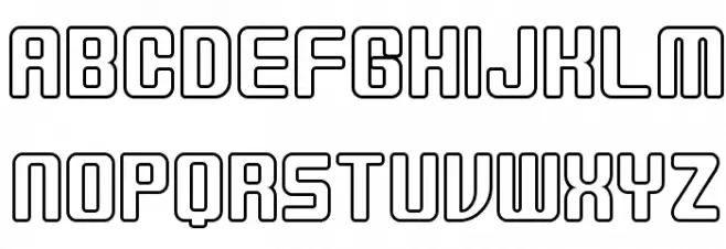 disc Font Litere mari