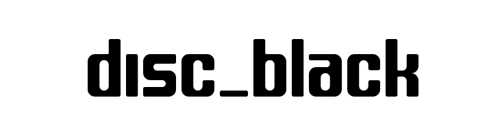 disc_black Font