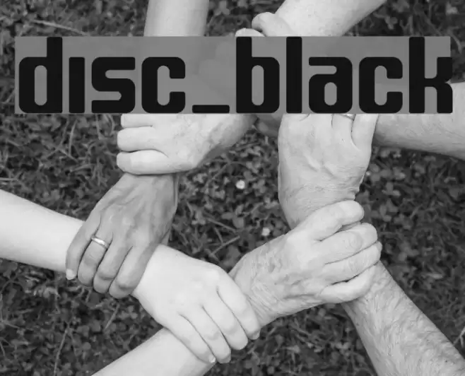 disc_black Font examples