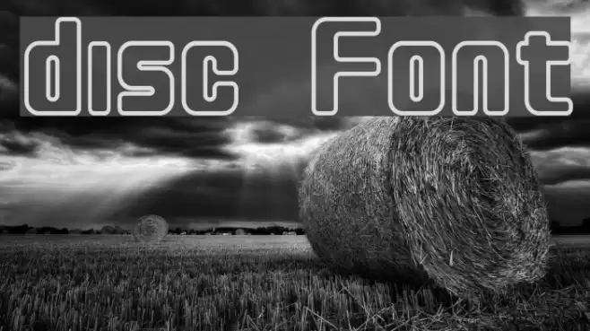 disc Font examples