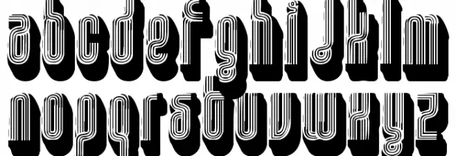 disco 3 fenotype Font LOWERCASE