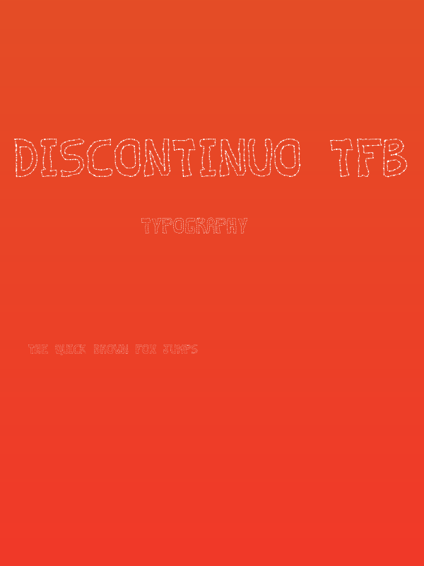 discontinuo tfb Poster