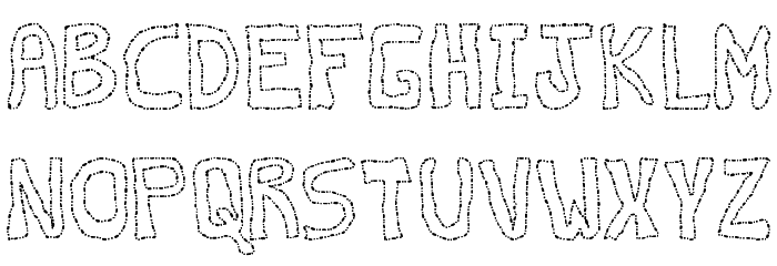 discontinuo tfb Font LOWERCASE