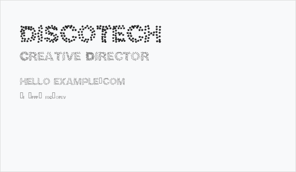 discotech Business Card