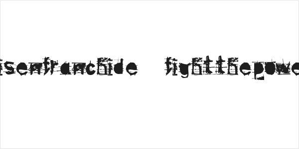 disenfranchide  fightthepower Logo