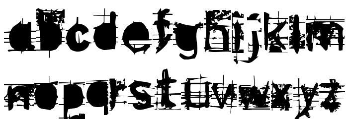 disenfranchide fightthepower Font LOWERCASE
