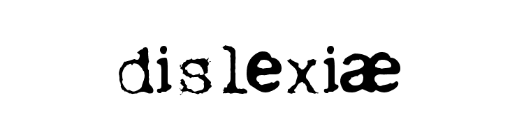 dislexiæ  font caratteri gratis