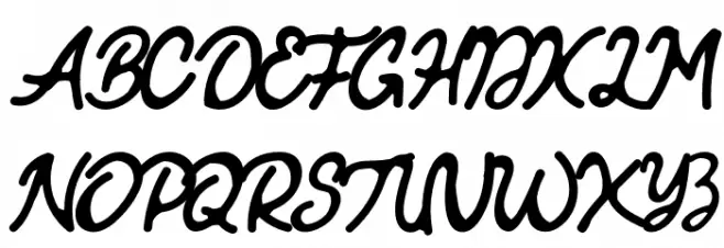 distressered-Regular Font Litere mari