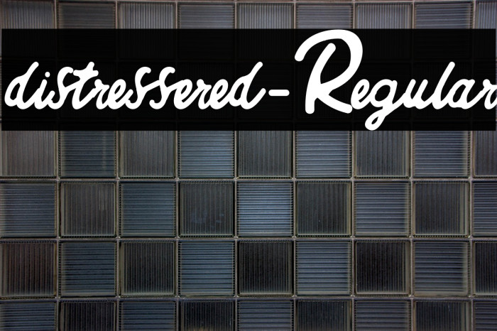 distressered-Regular Example 1